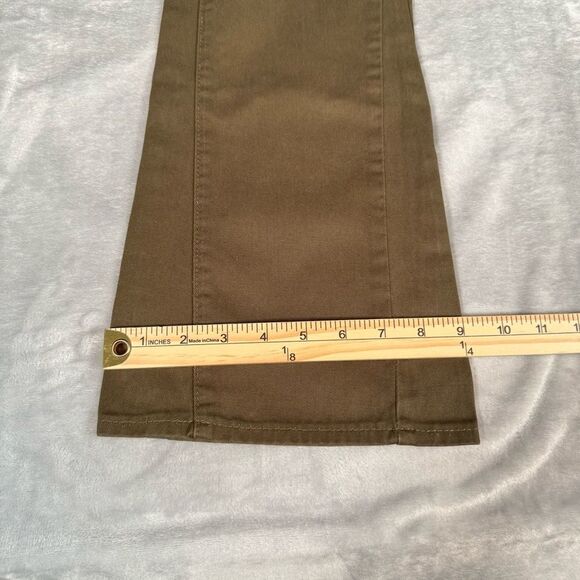 Mnml Twill Flare Pants Mens 30x33 Slim Fit Olive Green NWT - Picture 9 of 10